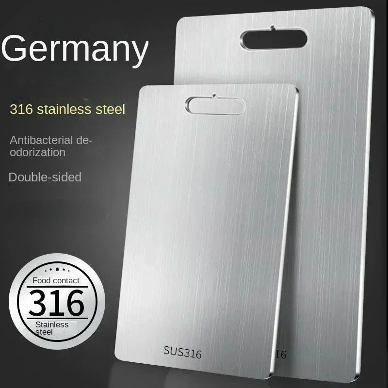 DualSide Steel Board – Chop Clean, Cook Smart