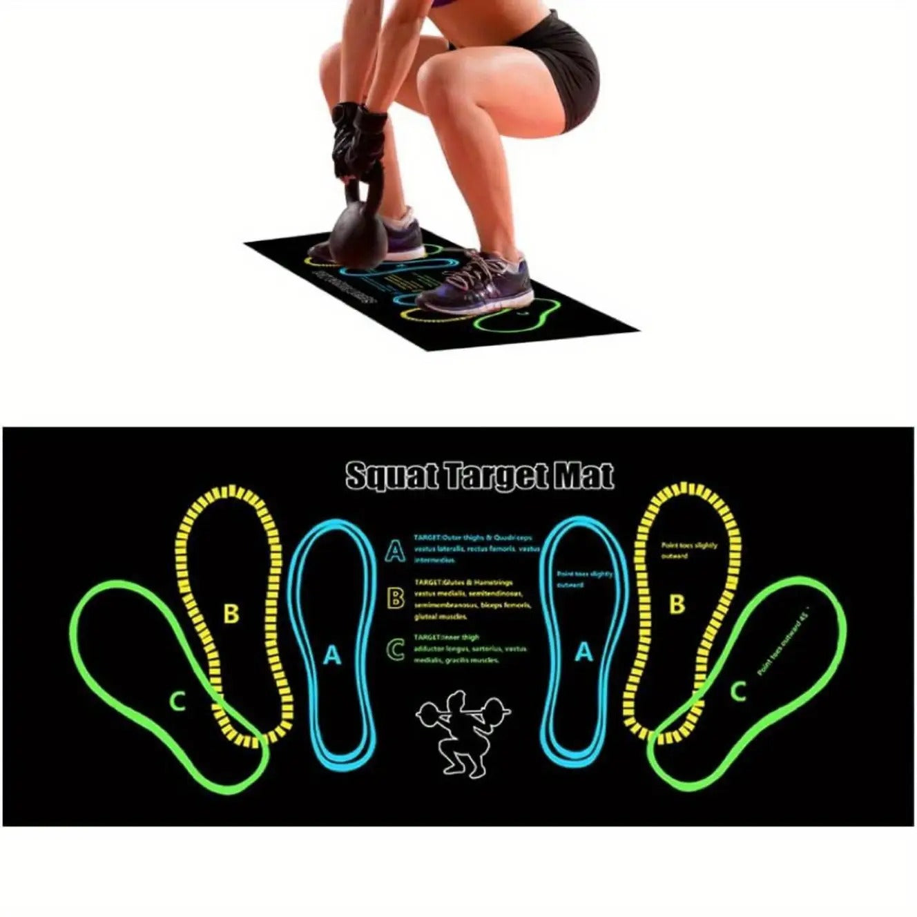 GluteMax™ – Squat & Dumbbell Glute Training Mat