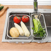 FlexRack™ – Stainless Steel Expandable Drainer Basket