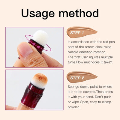BUY 1 GET 2 | GlowCover™ Sponge Concealer – Flawless Skin in a Tap