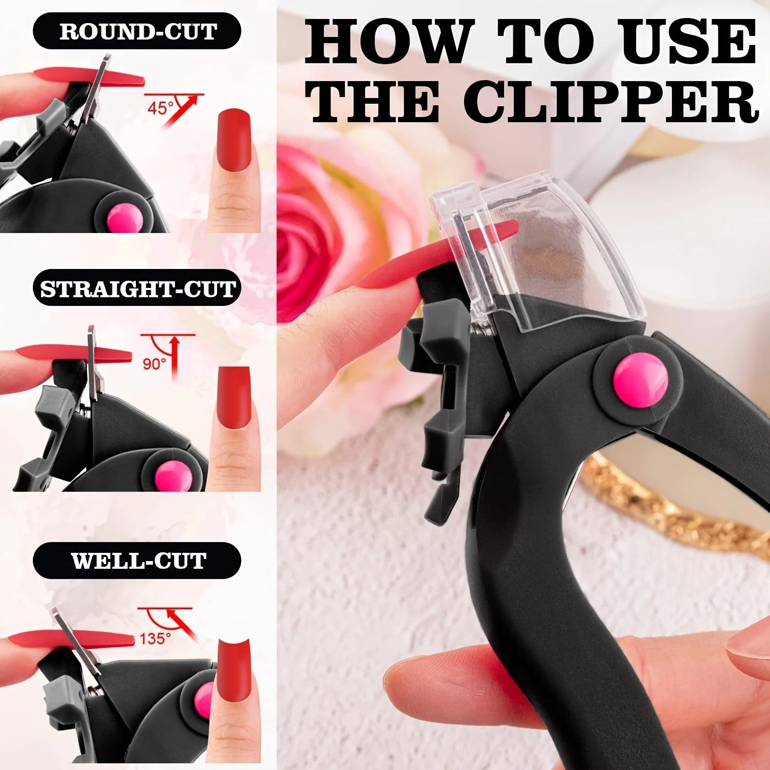 BUY 1 GET 2 | ProTrim™ – Adjustable Acrylic Nail Clipper