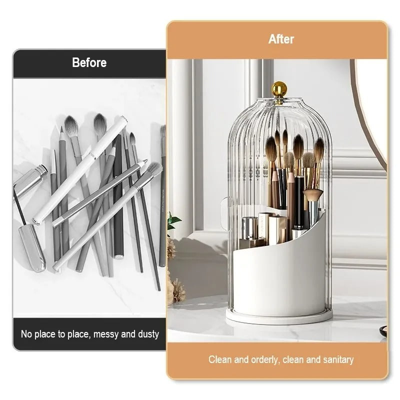 BUY 1 GET 2 | GlamSpin – 360° Rotating Makeup Brush Holder