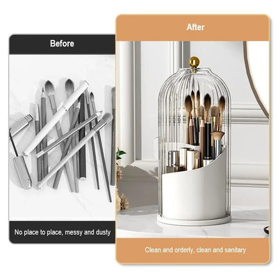 BUY 1 GET 2 | GlamSpin – 360° Rotating Makeup Brush Holder