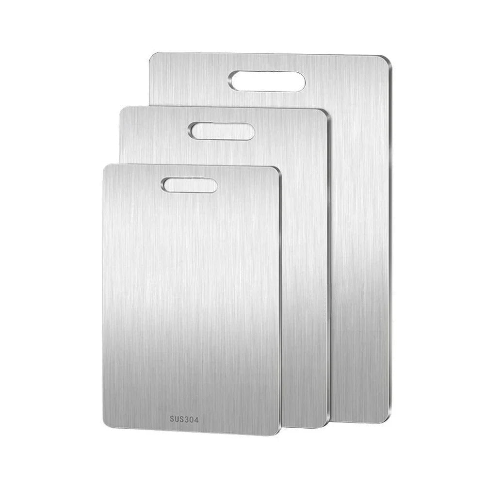 DualSide Steel Board – Chop Clean, Cook Smart