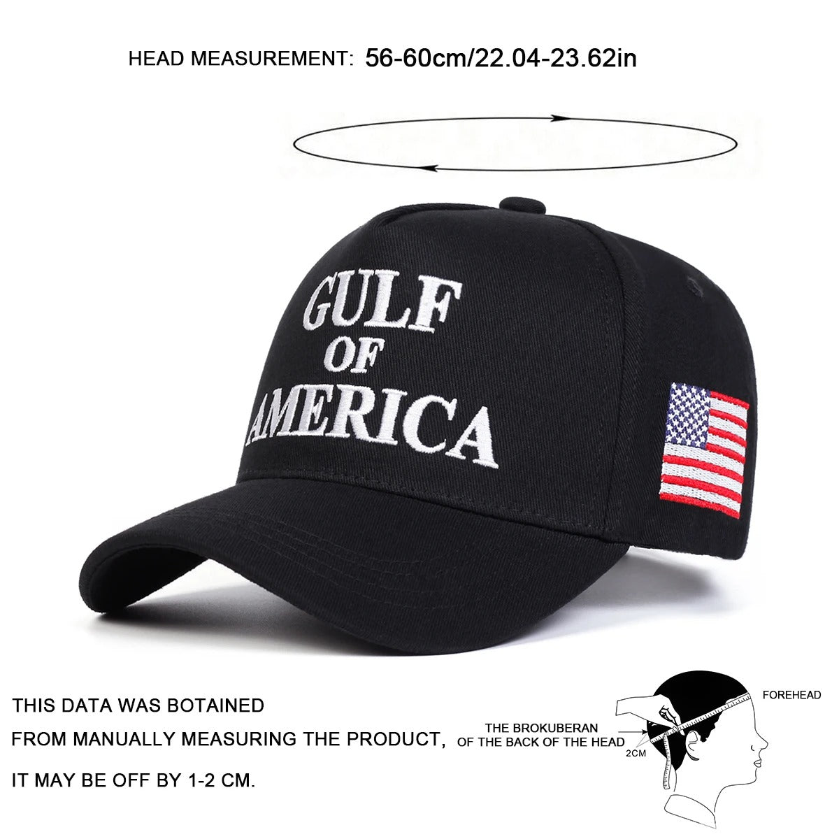 Gulf of America™ – Embroidered Baseball Cap