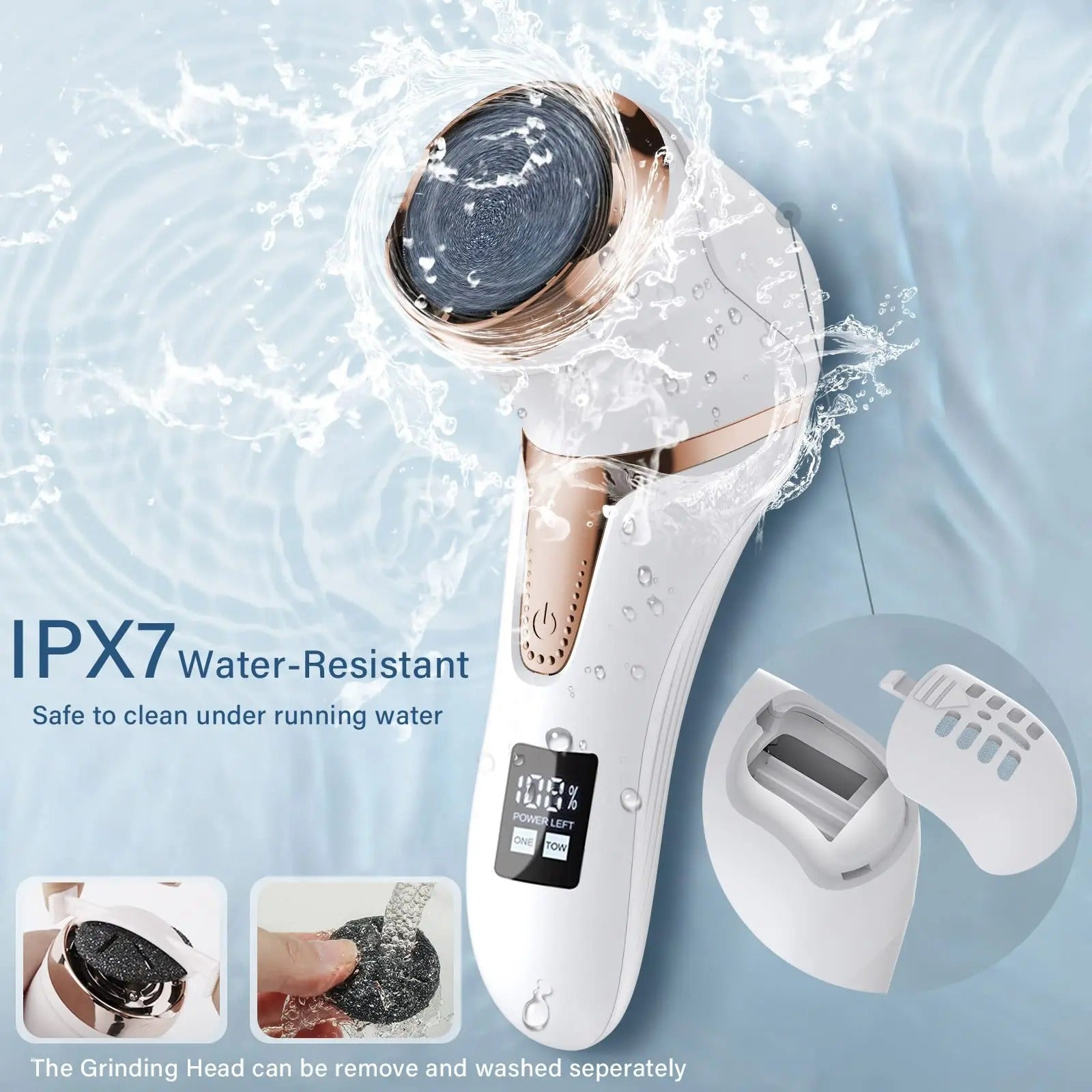 SmoothSole™ – Electric Callus Remover with Vacuum & Dual Speed