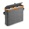 Bamboo Toilet Paper Holder with Lid