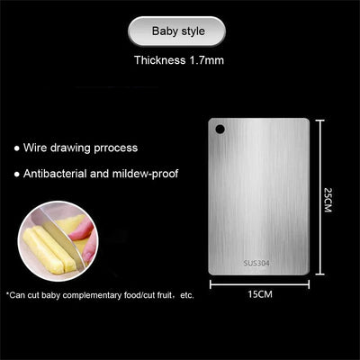 DualSide Steel Board – Chop Clean, Cook Smart