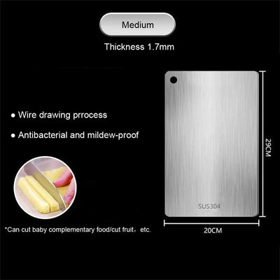 DualSide Steel Board – Chop Clean, Cook Smart